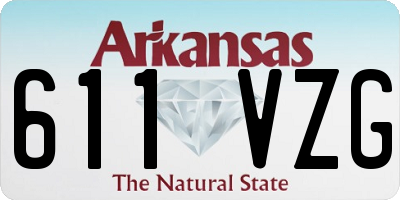 AR license plate 611VZG