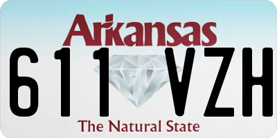 AR license plate 611VZH