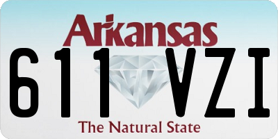 AR license plate 611VZI