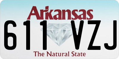 AR license plate 611VZJ
