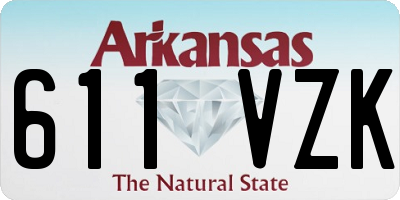 AR license plate 611VZK