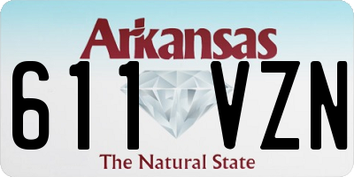AR license plate 611VZN