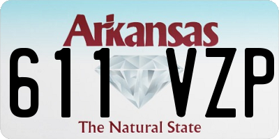 AR license plate 611VZP