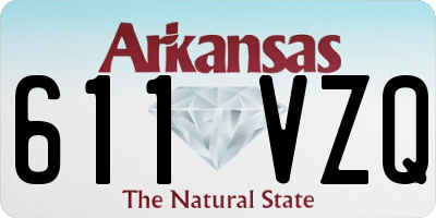 AR license plate 611VZQ