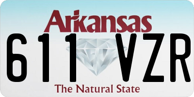 AR license plate 611VZR