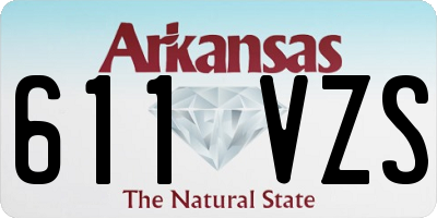 AR license plate 611VZS