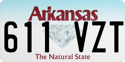 AR license plate 611VZT