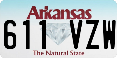 AR license plate 611VZW