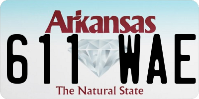 AR license plate 611WAE
