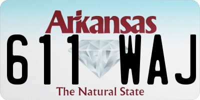 AR license plate 611WAJ