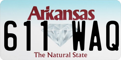 AR license plate 611WAQ