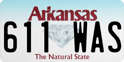 AR license plate 611WAS