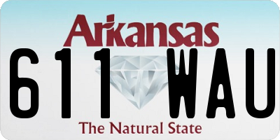 AR license plate 611WAU