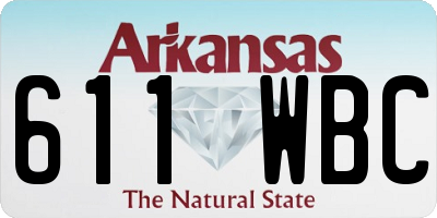 AR license plate 611WBC
