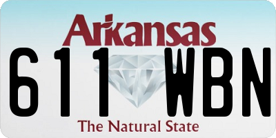 AR license plate 611WBN