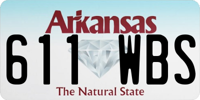 AR license plate 611WBS
