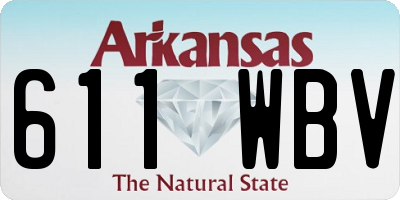 AR license plate 611WBV