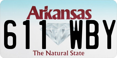 AR license plate 611WBY