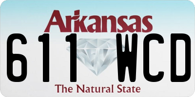 AR license plate 611WCD
