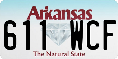 AR license plate 611WCF