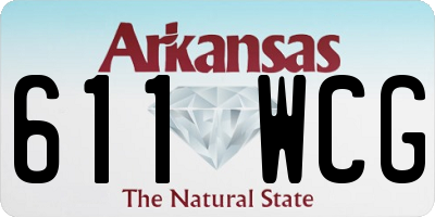 AR license plate 611WCG