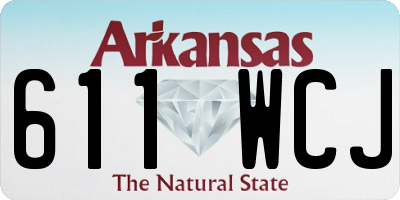 AR license plate 611WCJ