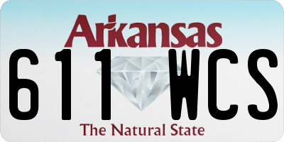 AR license plate 611WCS