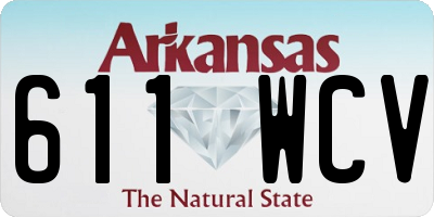 AR license plate 611WCV