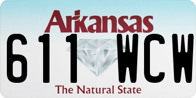 AR license plate 611WCW