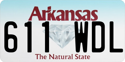 AR license plate 611WDL