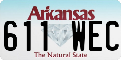 AR license plate 611WEC