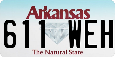 AR license plate 611WEH