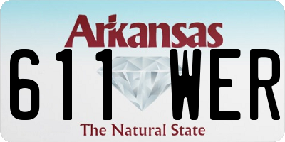 AR license plate 611WER