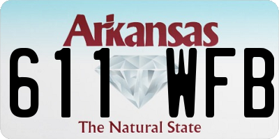 AR license plate 611WFB