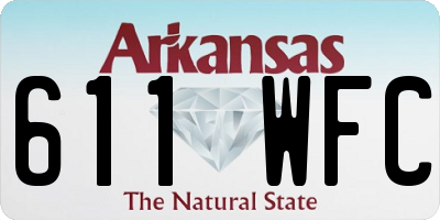 AR license plate 611WFC