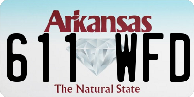 AR license plate 611WFD