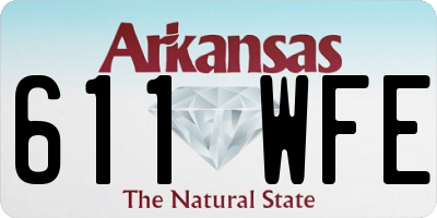 AR license plate 611WFE