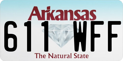 AR license plate 611WFF