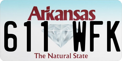 AR license plate 611WFK