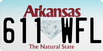 AR license plate 611WFL