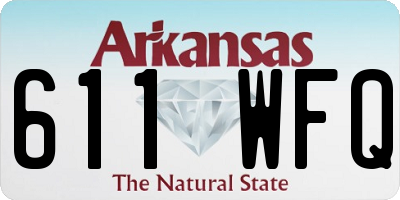 AR license plate 611WFQ
