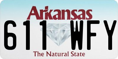 AR license plate 611WFY