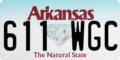 AR license plate 611WGC