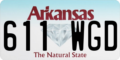 AR license plate 611WGD