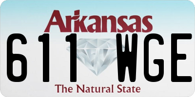 AR license plate 611WGE