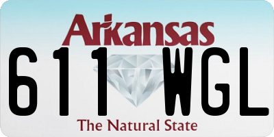 AR license plate 611WGL