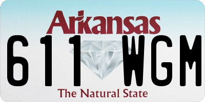 AR license plate 611WGM