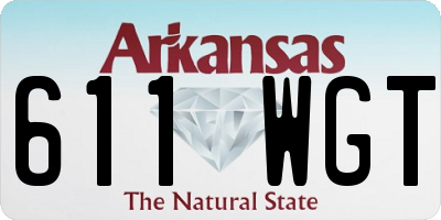 AR license plate 611WGT