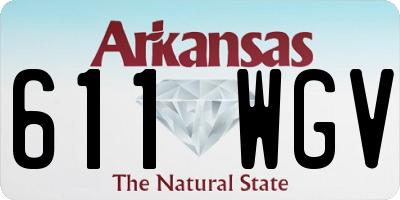 AR license plate 611WGV