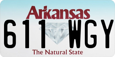 AR license plate 611WGY